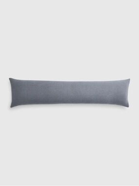 NWT QUINCE 12x48 European Linen Oversized Lumbar Pillow Cover Nightfall 7206